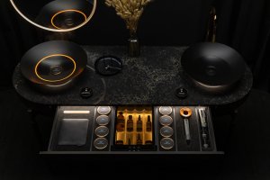 GROHE SPA ve spolupráci s britskou značkou Buster + Punch propojuje vodu, světlo i kovové prvky