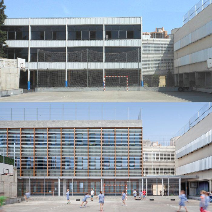 Škola v Barceloně od Harquitectes