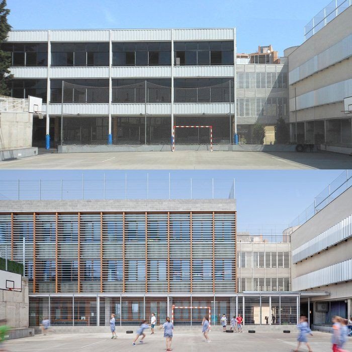 Škola v Barceloně od Harquitectes