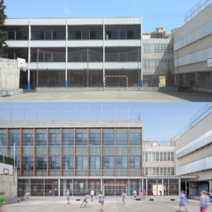 Škola v Barceloně od Harquitectes