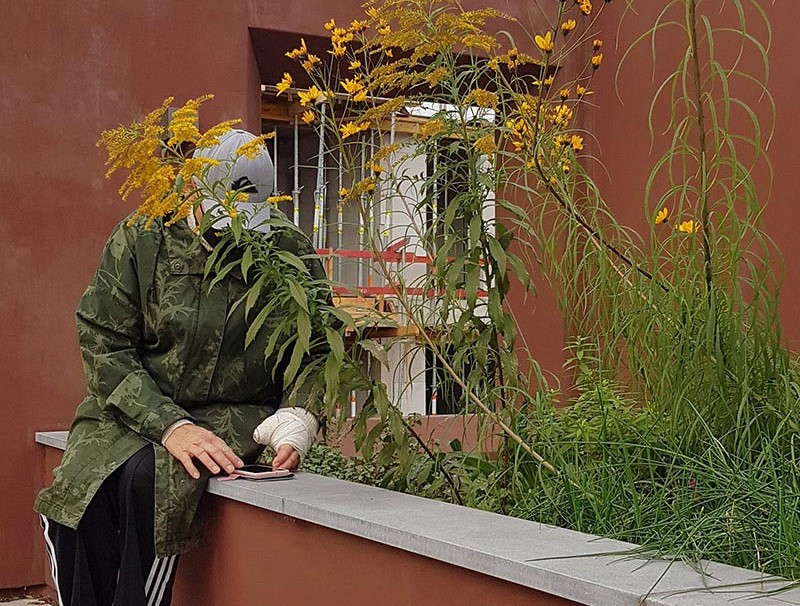 Zahrady jako pokoje bez stropu v centru Z33