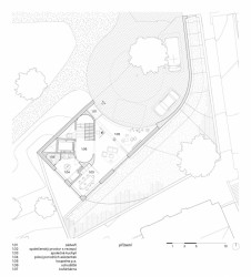 Porodní dům na Letné, půdorys přízemí