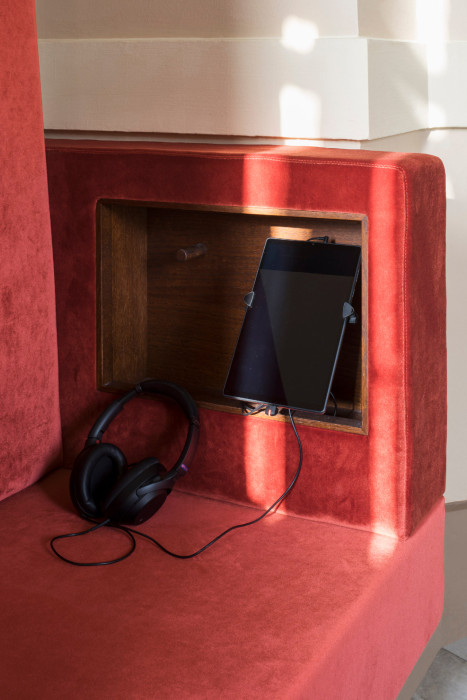 Interiéry předsálí České filharmonie v Rudolfinu, Lenka Míková architekti / Lenka Míková