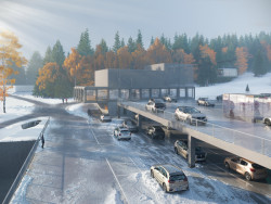 Vizualizace nové lanovky na Ještěd