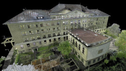 Mračno bodů fasády školy bylo pořízeno 3D skenerem RTC360. Interiéry dvěma skenery BLK360. Zaměřeno bylo 7.050 m2 čisté podlažní plochy a 4.650 m2 ploch fasád objektu. Skenováno ve spolupráci s VisionBuild a GEFOS Leica. Zpracovatel: SCAN4BIM s.r.o.