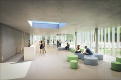 Kuba & Pilař architekti, Jihočeská vědecká knihovna, 1. místo, vizualizace