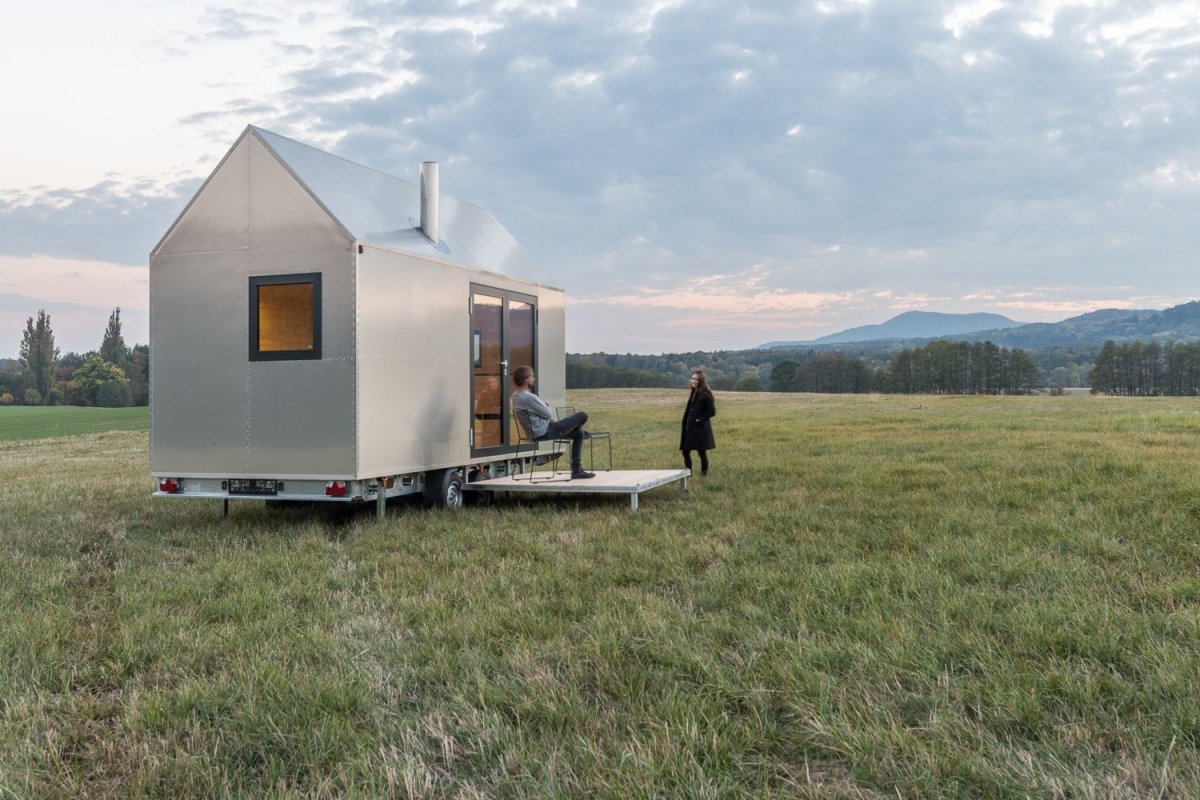 Mobilní domek Mobile Hut, ARTIKUL architekti.