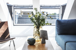 Střešní balkon Velux Cabrio.