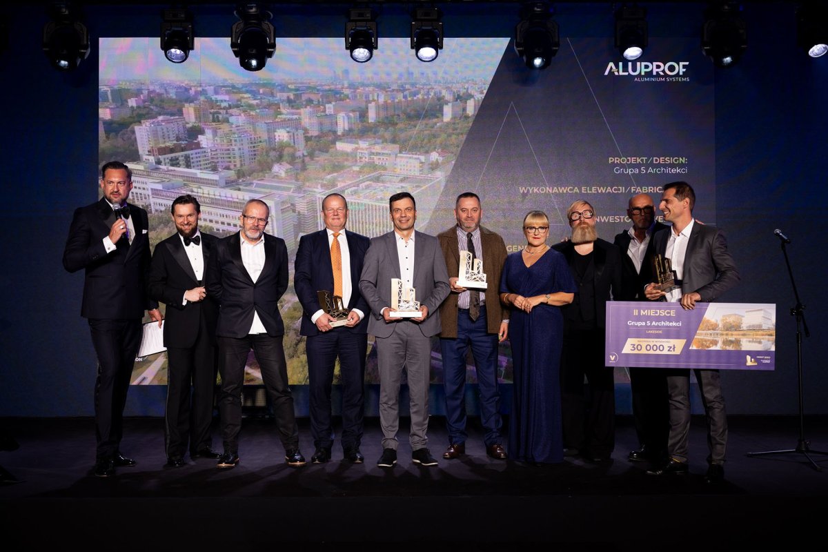 Druhou cenu převzali Grupa 5 Architekti za svůj projekt Lakeside.