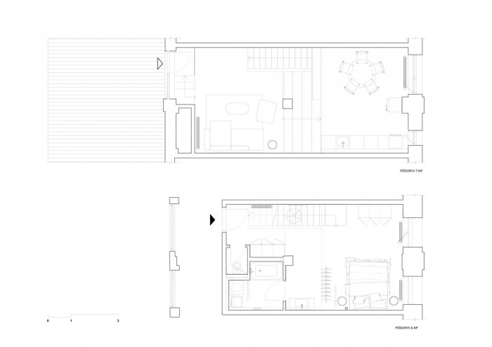 Loft Mlynica, půdorysy, Juraj Hubinský, Peter Kuklica, Martin Smerek
