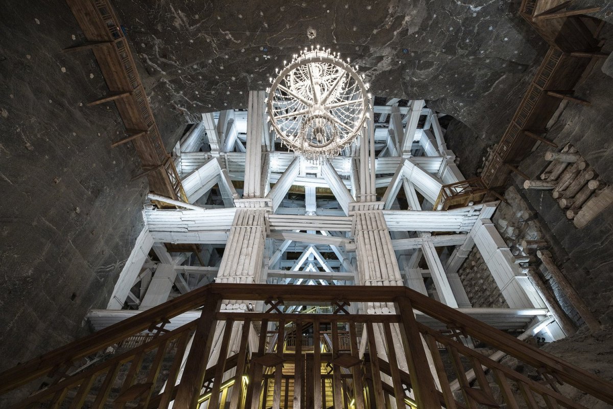 Podzemní prostory solného dolu Wieliczka