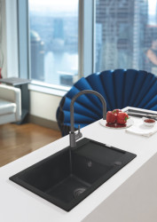 Fragranitový dřez Maris s antracitovým příslušenstvím od Franke