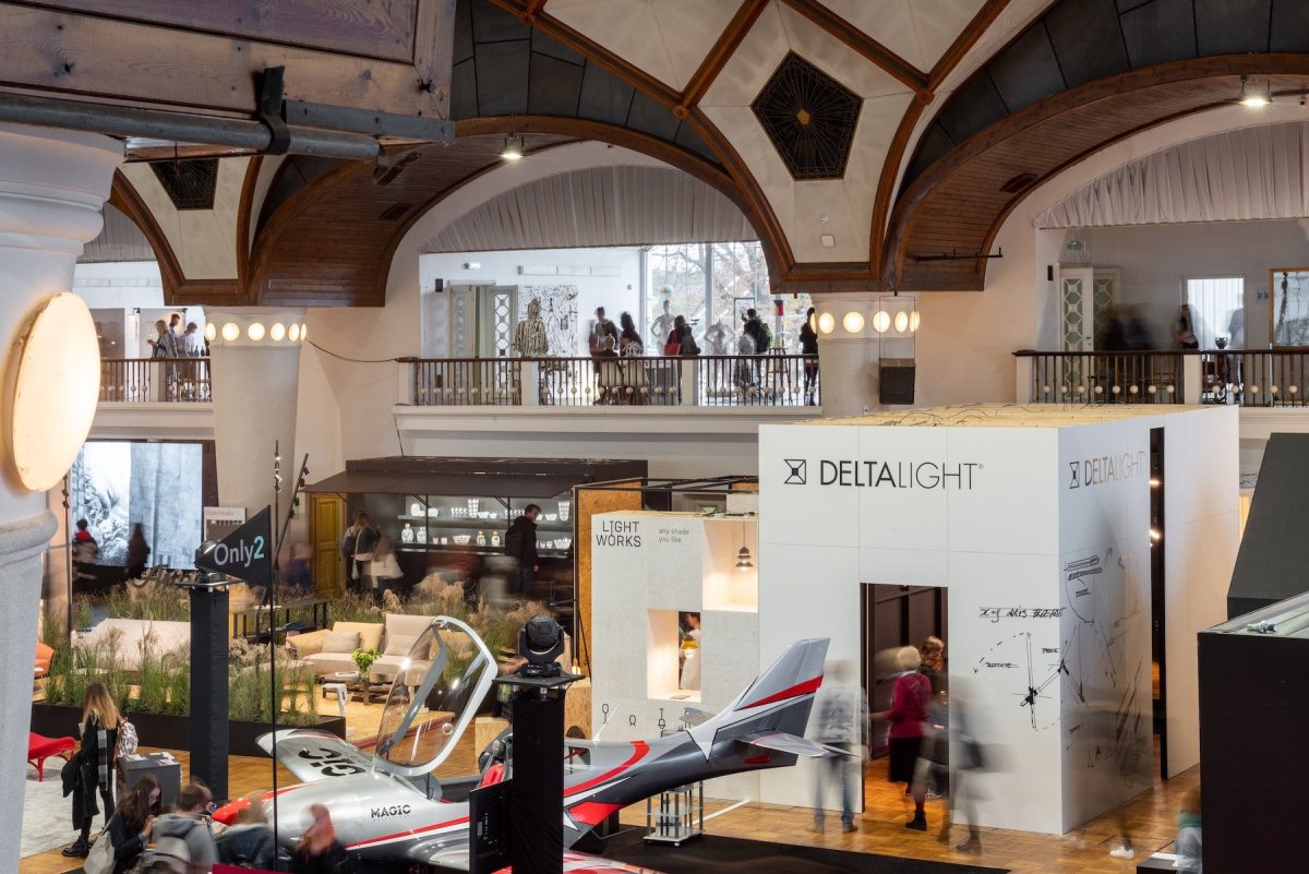 Svítidla Light Works na Designbloku 2018.