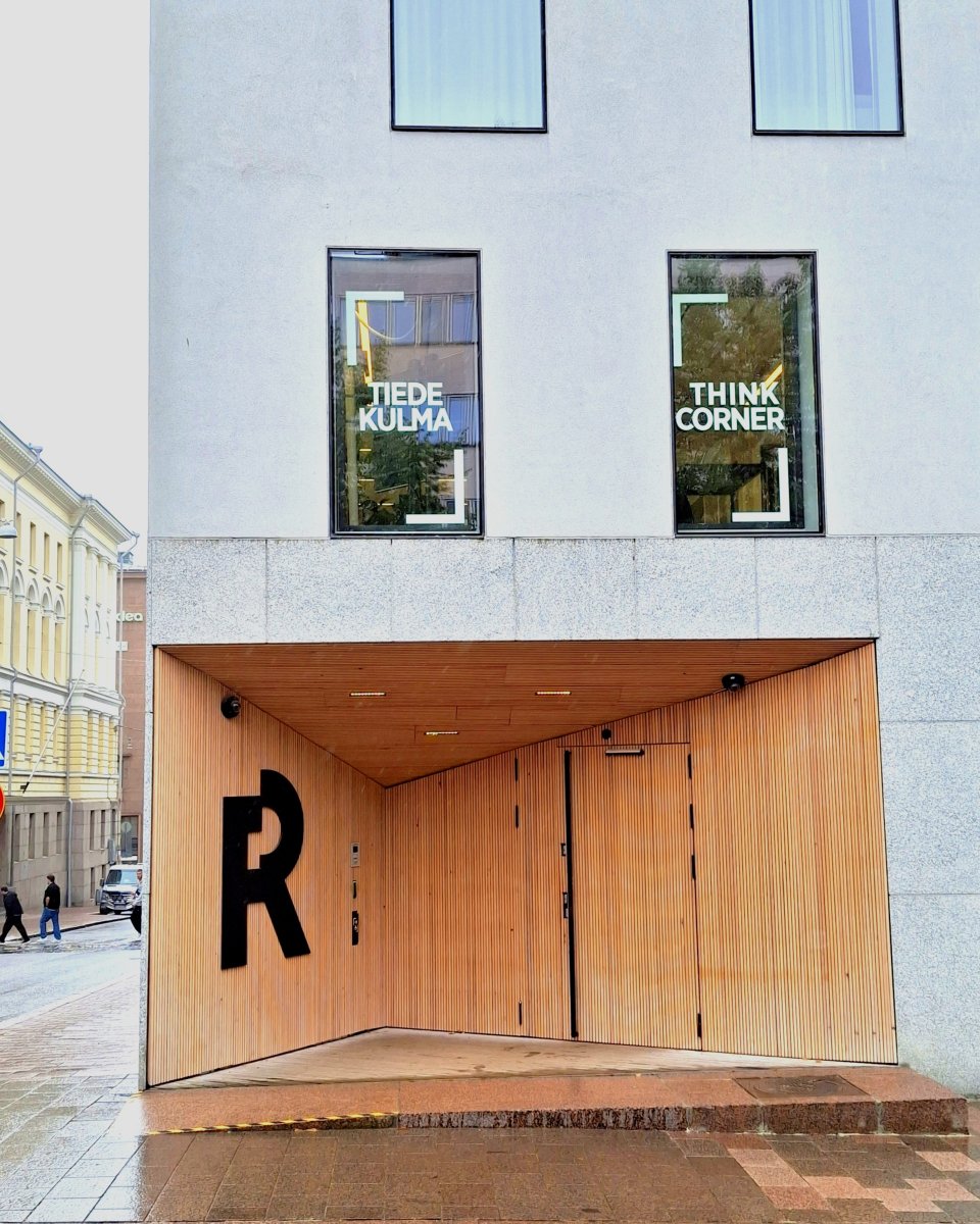 Budova Helsinské univerzity "Think corner"