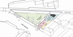 Památník Jana Palacha, Vít Šimek, Václav Odvárka, Martin Čermák, Tomáš Madro, Martina Kubešová a Darina Bártková, axonometrický zákres // zvláštní ocenění – foto