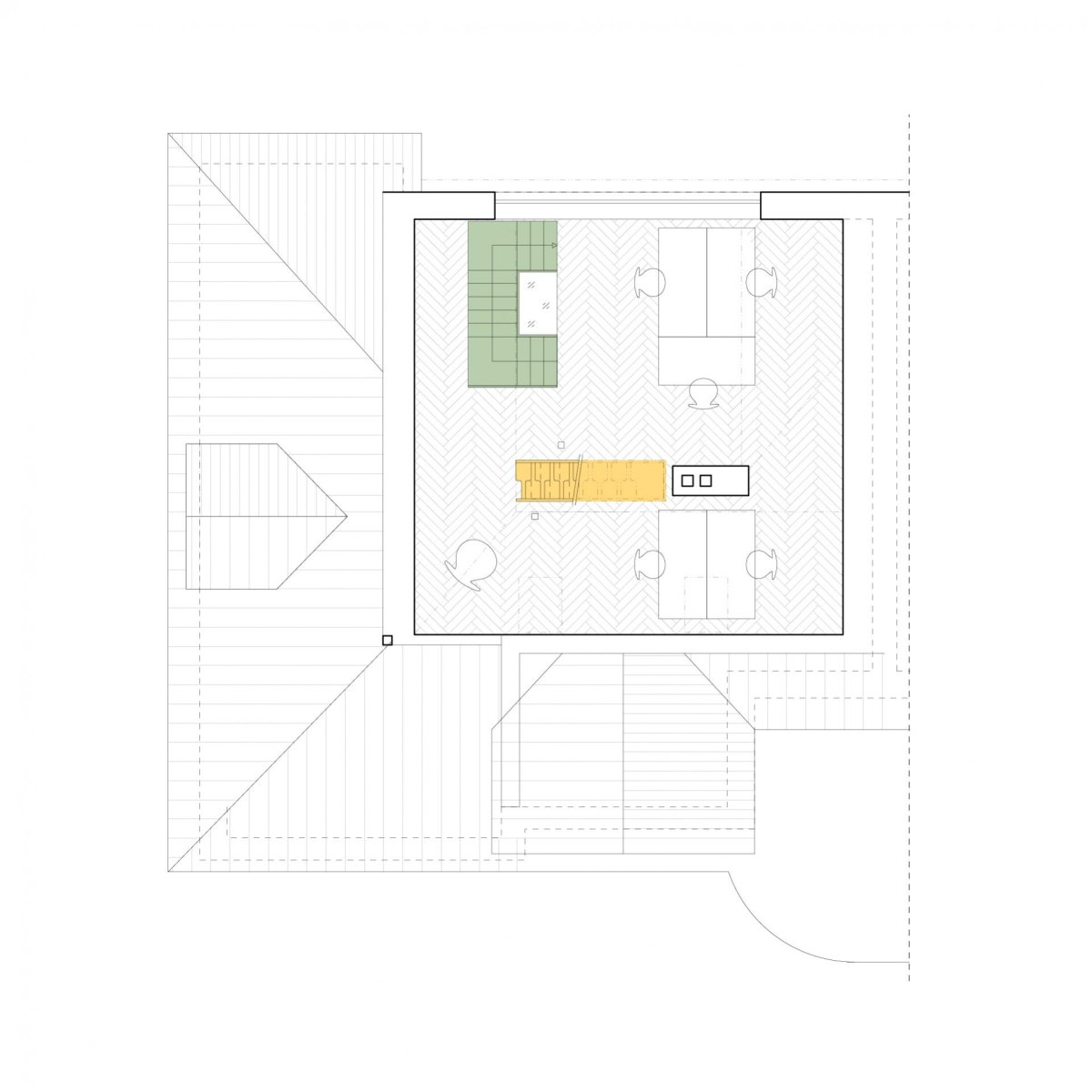 Půdorys - podkroví