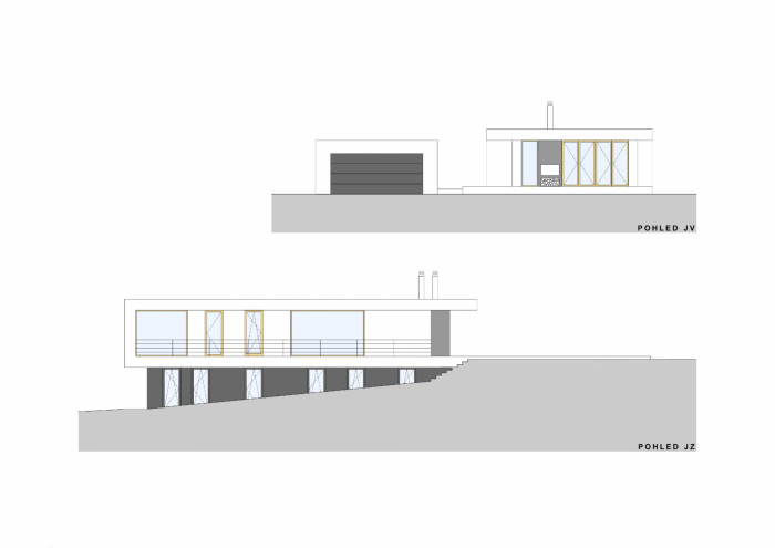RD Hrabyně II., Atelier38‌ / Tomáš Bindr, Pavlína Harazimová, pohledy