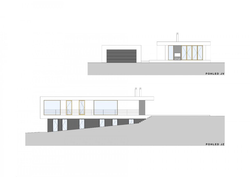 RD Hrabyně II., Atelier38‌ / Tomáš Bindr, Pavlína Harazimová, pohledy