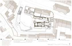 Jiří Gulbis, Kulturní okrsek města Úštěk, půdorys 1. NP - foto