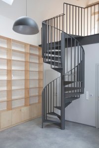 Obecní knihovna ve Statenicích, majo architekti / Jan Jaroš, Martin Poláček.