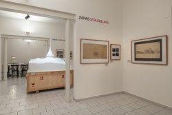 Pohled do výstavy Architektura v procesu MUO