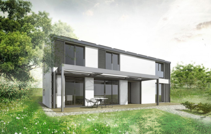 NOSCALE architects, RD v Odoleně Vodě, vizualizace