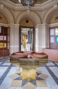 Interiéry předsálí České filharmonie v Rudolfinu, Lenka Míková architekti / Lenka Míková