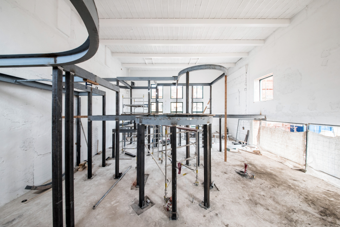 Enotéka - vinný bar a degustační prostor ve Znojmě, Chybík+Krištof, foto z výstavby