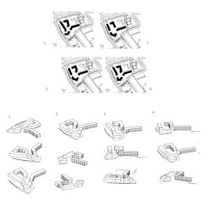 Studie bytových domů Sokolov, schéma, Petr Tuček, object-e