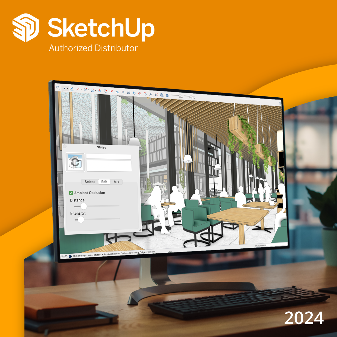 SketchUp neustále pracuje na vylepšeních spolu s aktuálními technologickými trendy a stále více zapojuje AI do funkcí a nástrojů.