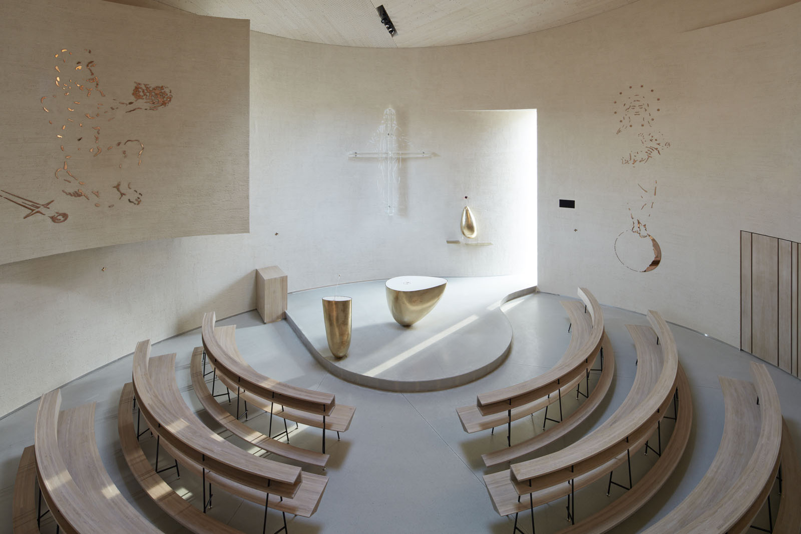 Kostel sv. Václava v Sazovicích, Ateliér Štěpán. Zdroj: Ateliér Štěpán
