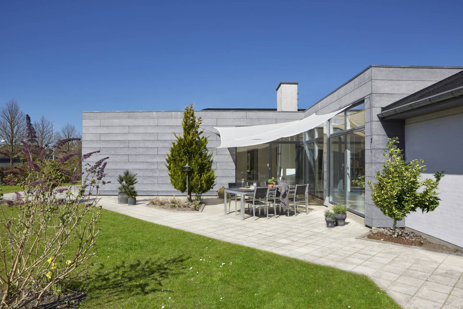 House Thyboe v Aalborgu v Dánsku, kde byly použité panely Swisspearl Patina NXT.