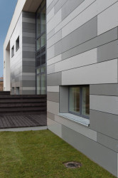 Příklady použití fasádních obkladových desek - foto