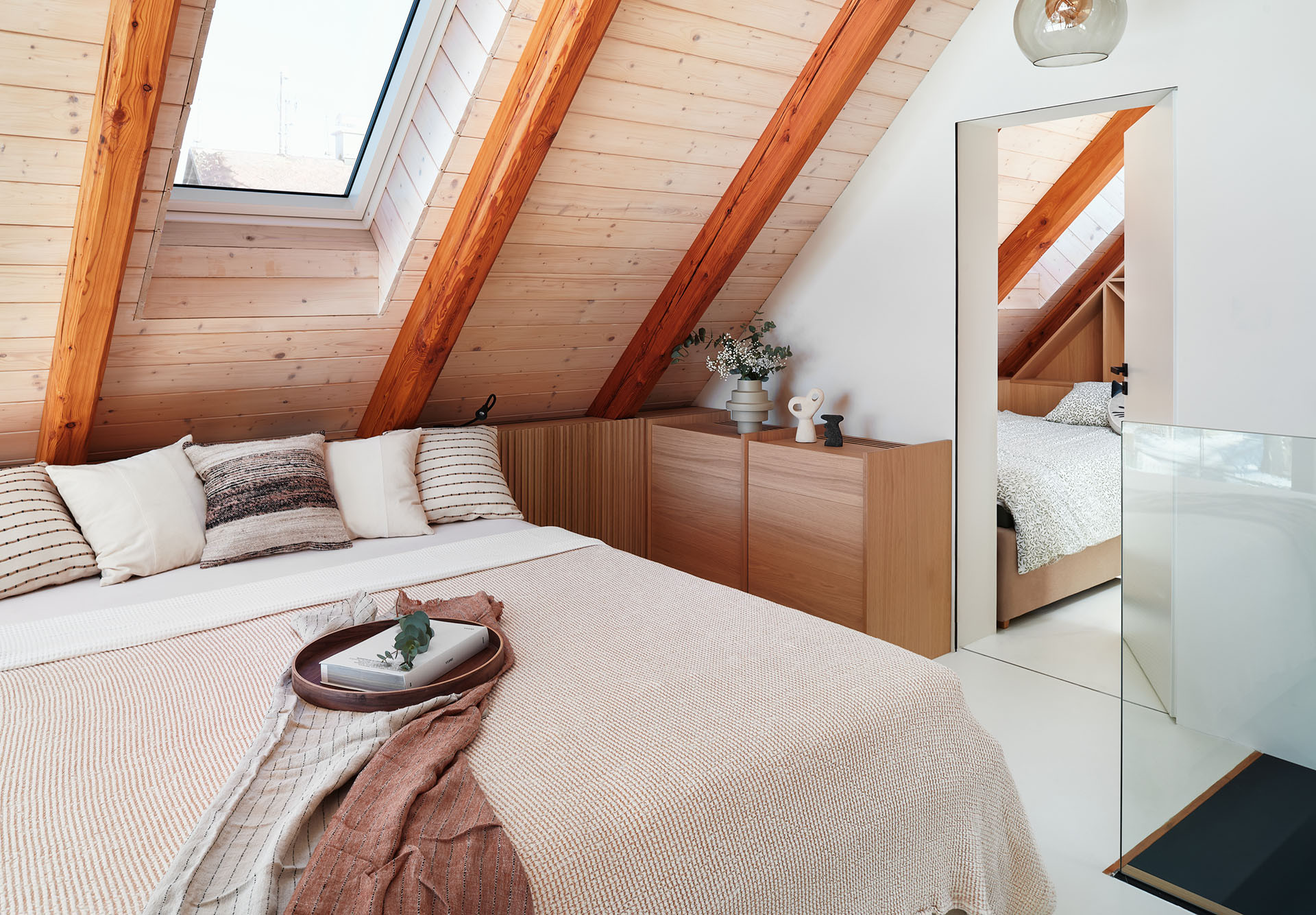 Ložnice (Tak design, byt pod Ještědem)