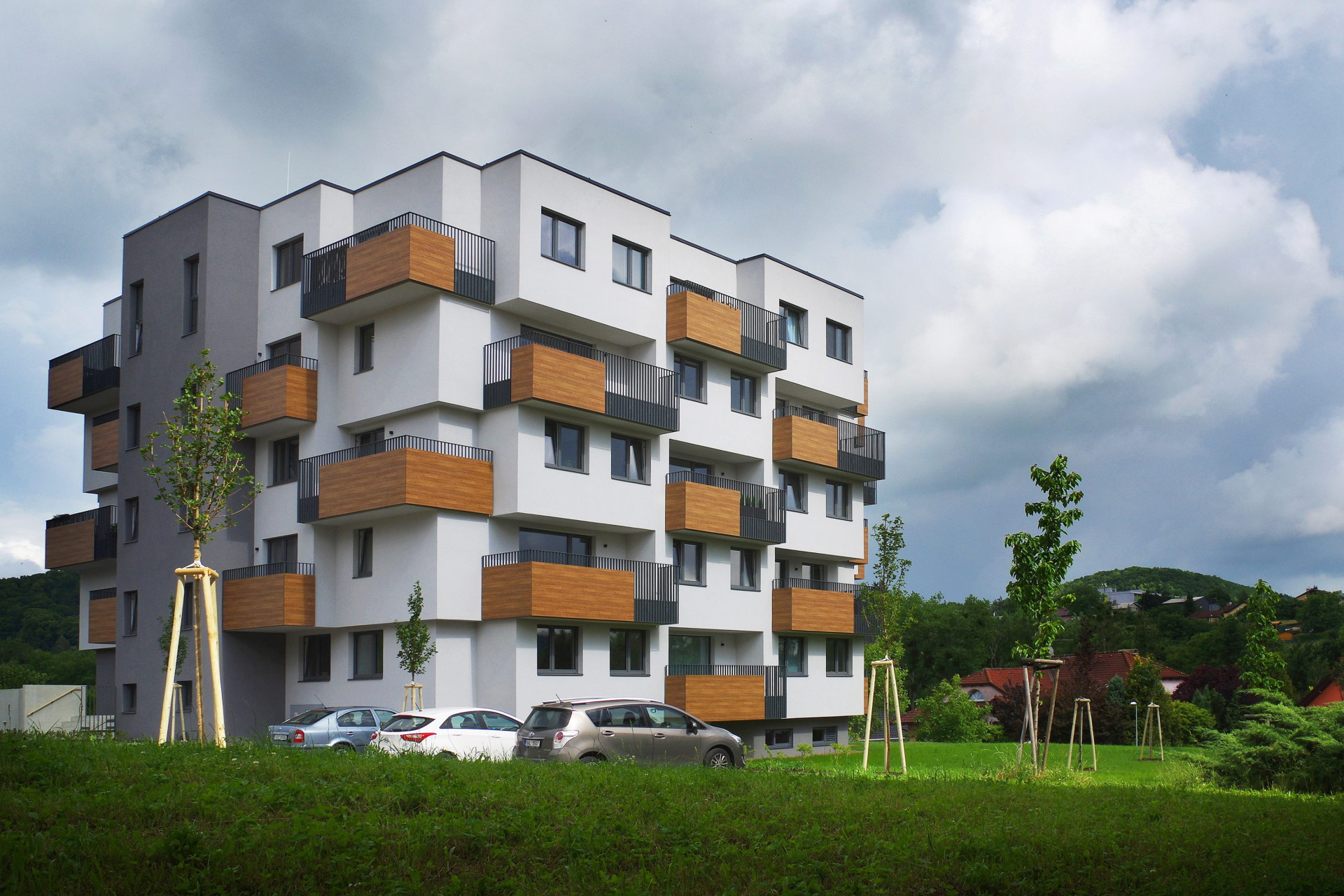 Studio ARTERA ATELIER navrhlo soubor bytových domů ve městě Hranice