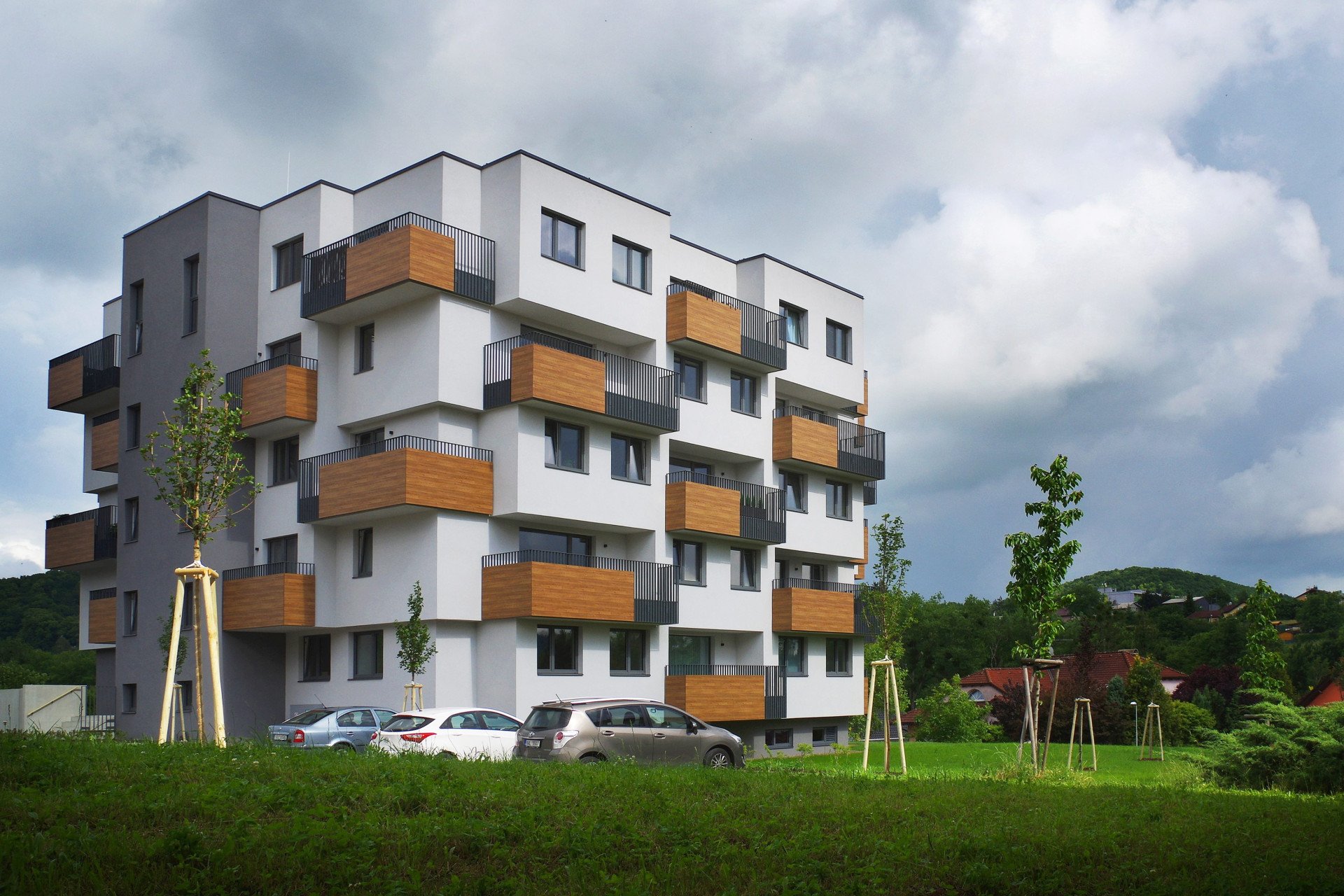 Studio ARTERA ATELIER navrhlo soubor bytových domů ve městě Hranice