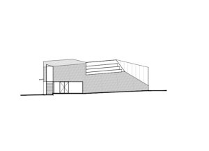 Společenské centrum Sedlčany, A8000, pohled SEVER
