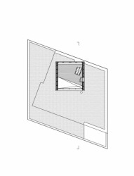Dům se světlíkem, půdorys 2np, Atelier 11