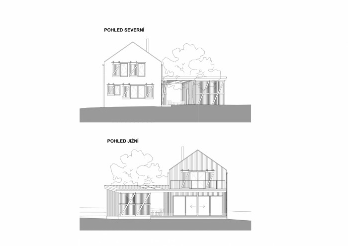 Dům Prokop, ateliér ASGK Design, pohledy