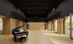 Revitalizace areálu Sokolovny v Rokycanech, Rusina Frei architekti / Martin Rusina, Martin Frei, Gabriela Sládečková, vizualizace