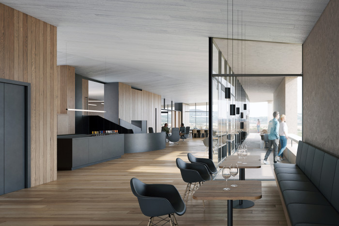 Vinařství Mikrosvín, FAM Architekti. Vizualizace: monolot Studio