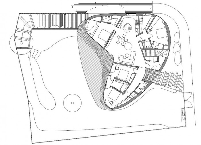 Daniela Polubědovová, Rodinný dům Srdce, 1NP