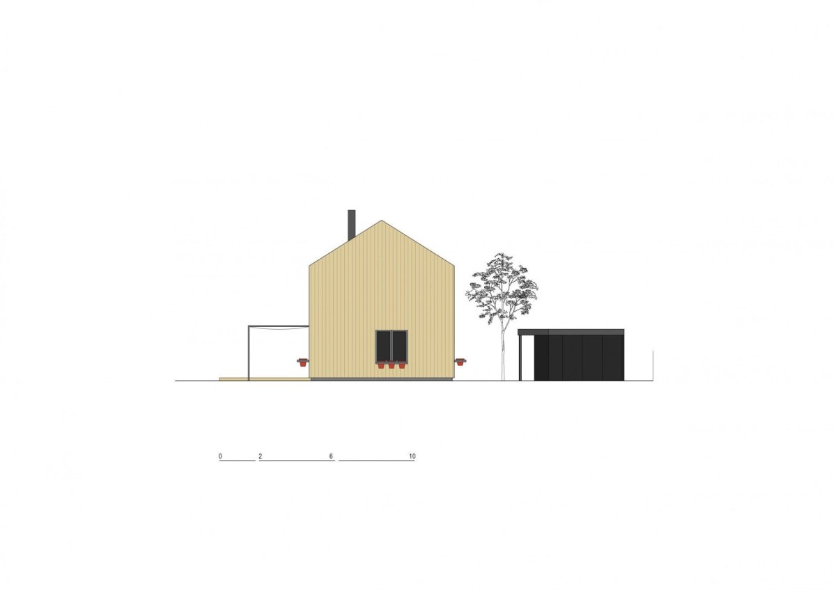 Rodinný dům v Letech, Mimosa architekti, pohled