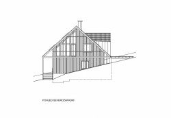 Rodinné domy s možností pronájmů Nové Městečko, pohled SZ, A.LT Architekti