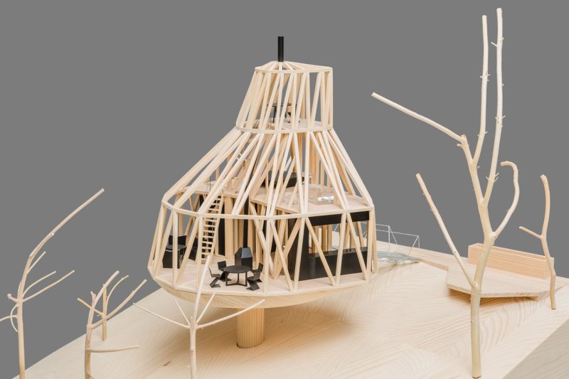 ŠÉPKA ARCHITEKTI, Dům v sadu, model – foto