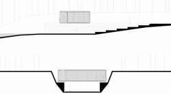 alarciaferrer arquitectos, PABELLON PUENTE - řezy