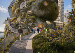 Rotterdam Rocks čili rotterdamské skály, stavba budoucnosti od ateliéru MVRDV