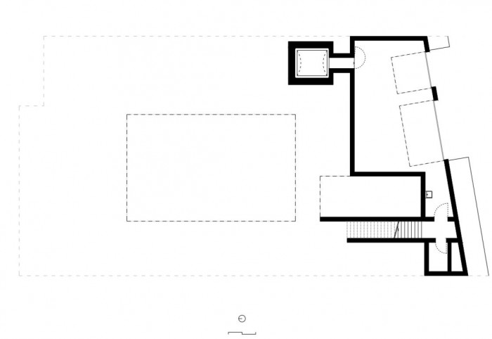 Dům pro babičku, půdorys suterénu, NOT BAD