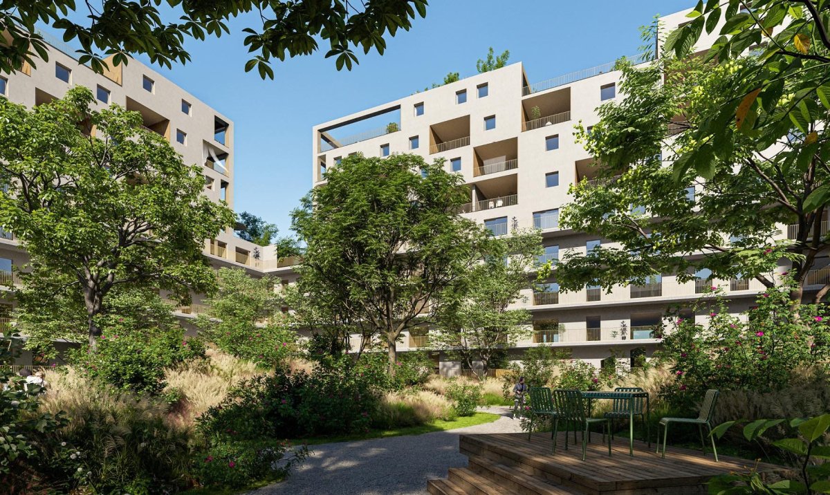 Residence Vysočany, vizualizace, M2AU