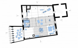 Expozice Jana Eskymo Welzla, Rusina Frei architekti / Martin Rusina, Martin Frei, Milada Vorzová, půdorys